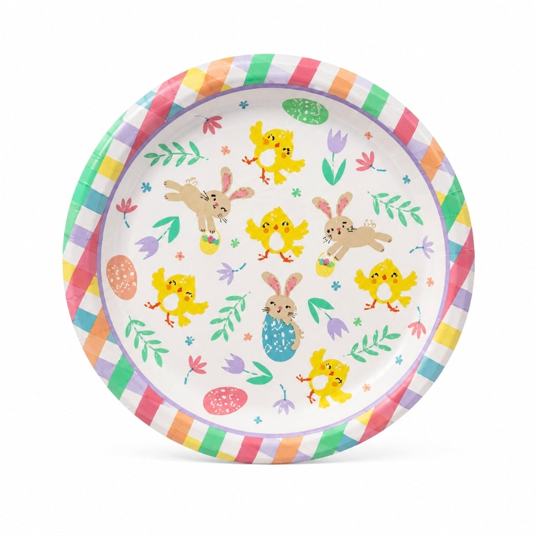 Easter Friends Round Dessert Plates 7in 12ct