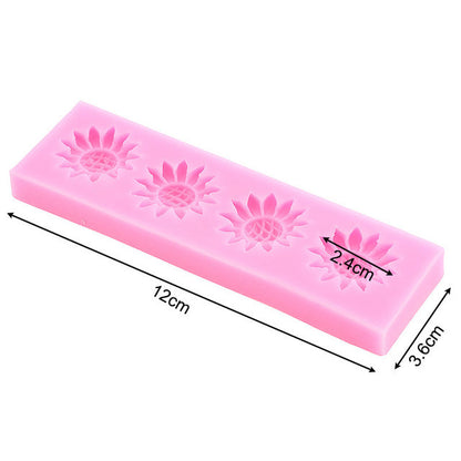 Silicone Four Flower Mold