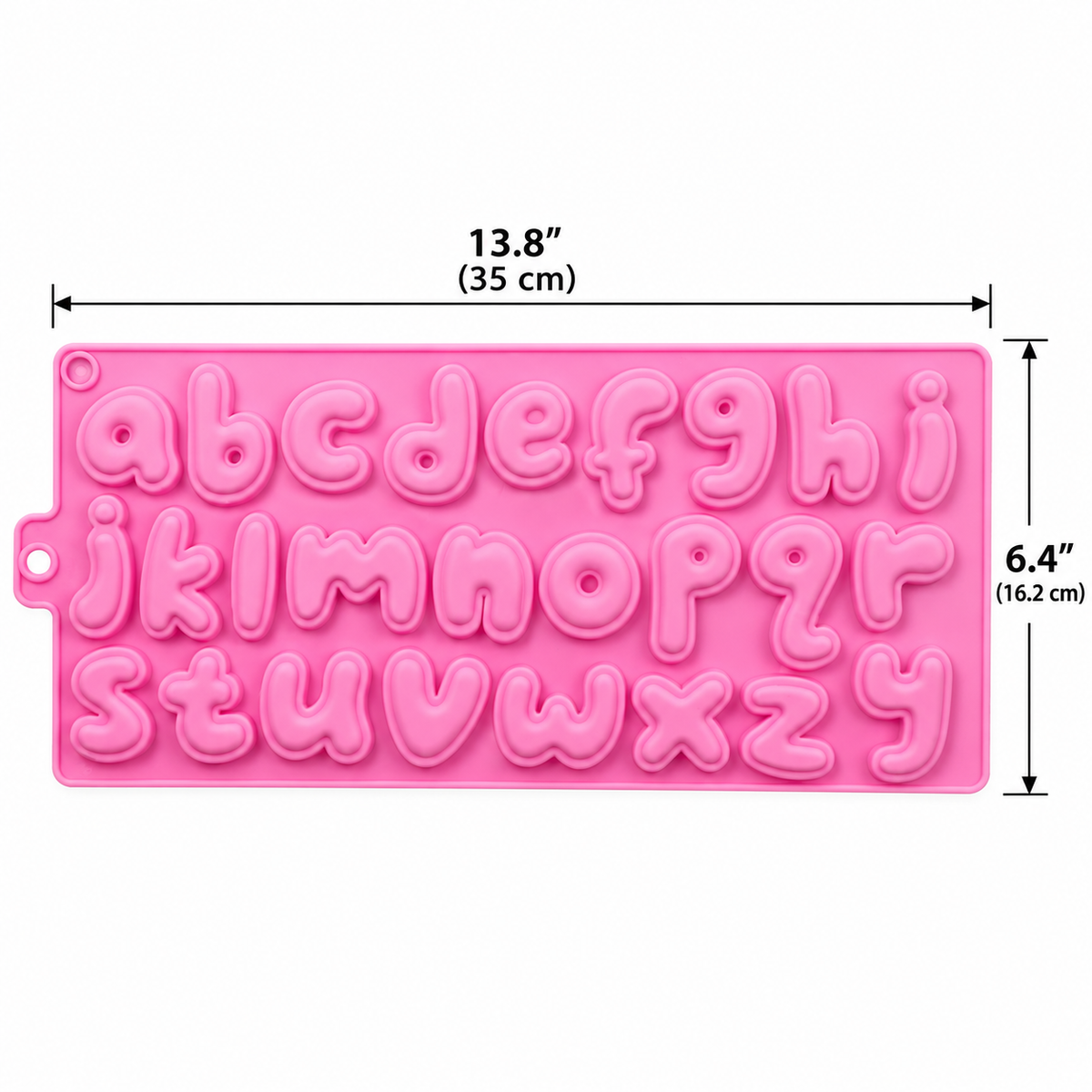 Lowercase Bubble Alphabet Silicone Mold