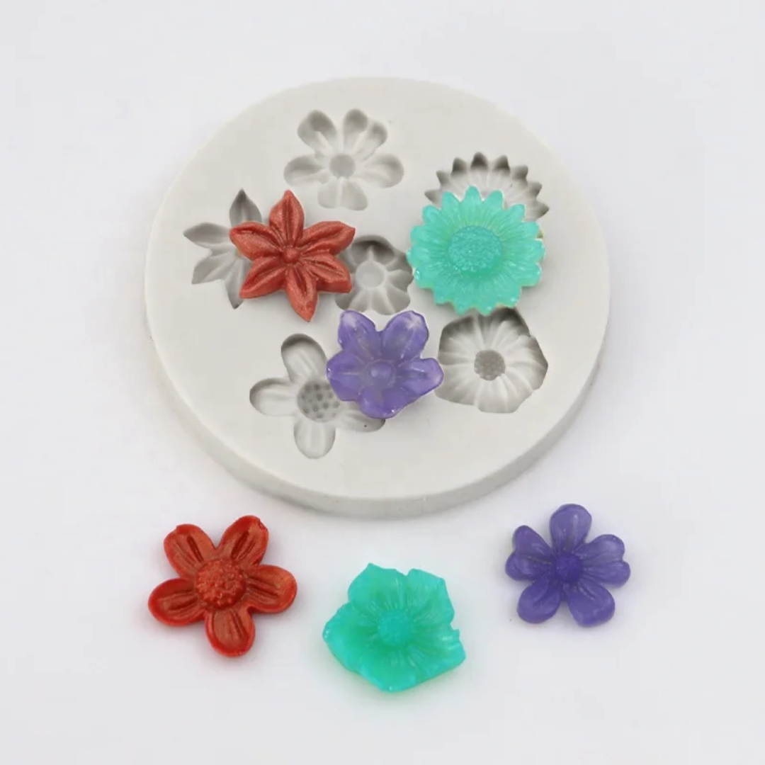 Flower Mold 6 Cavity