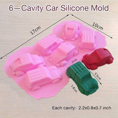 Car Silicone Candy Mold 3D – Vehicle Shapes