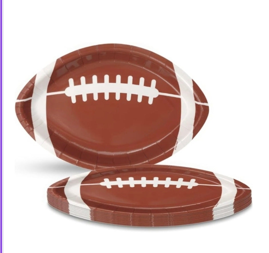 Football Shaped Plates