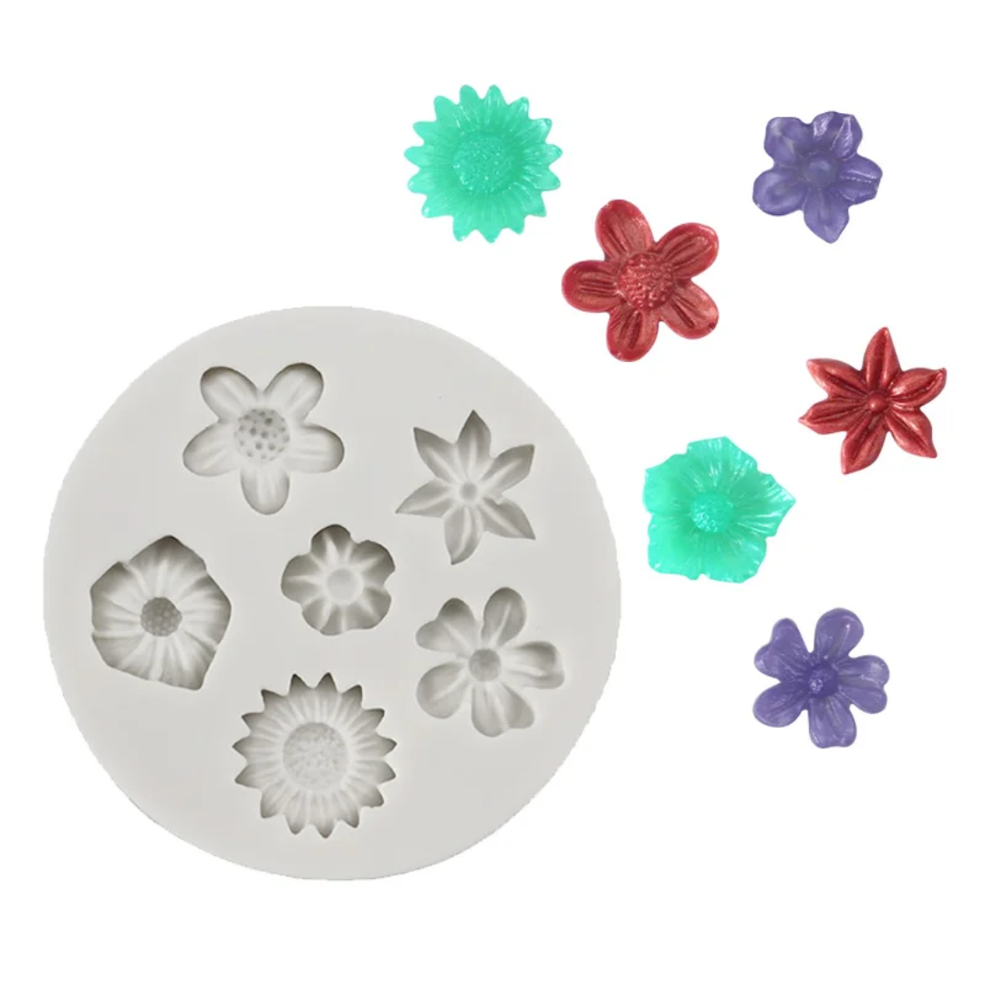 Flower Mold 6 Cavity