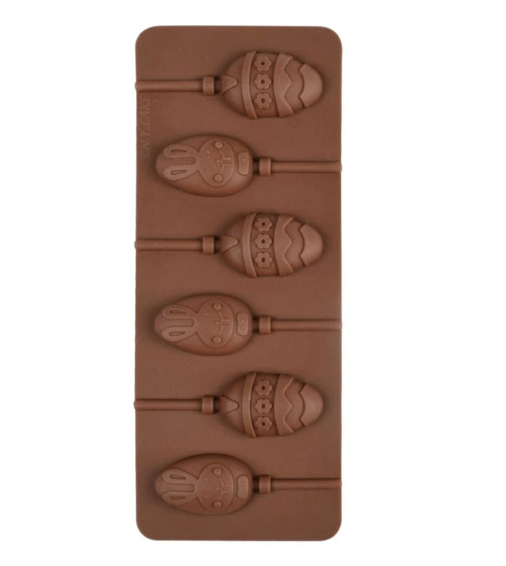 Easter Egg Lollipop Mold 6 Cavity