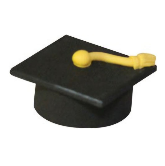 Graduation Cap Edible Decorations Fondant 2 Count