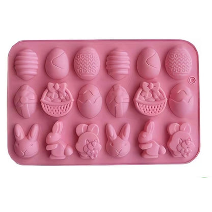 Easter Bunny & Egg Silicone Mold
