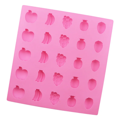 Fruit Assortment Silicone Chocolate Mold – 30 Cavity