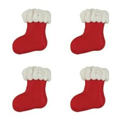 Edible Decorations Stockings 10 Count