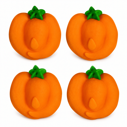 Edible Decorations Flat Mini Pumpkins 10 Count