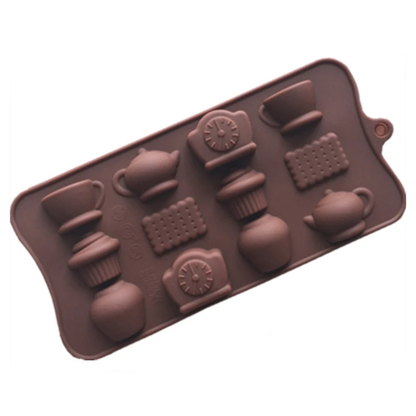 Mad Tea Party Silicone Chocolate Mold