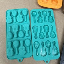 Day Of The Dead 12 Cavity Guitar Silicone Mold
