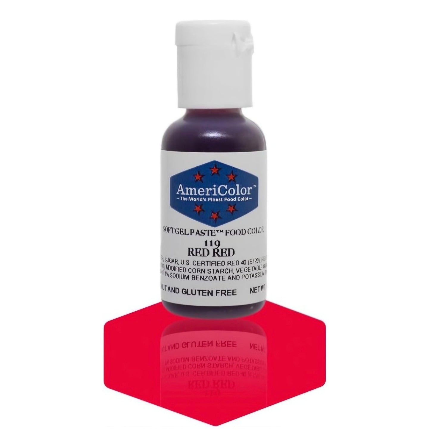 Americolor Soft Gel Paste Food Coloring .75 Red Red