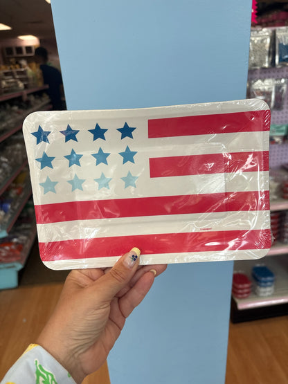 Patriotic Flag Plates for July 4