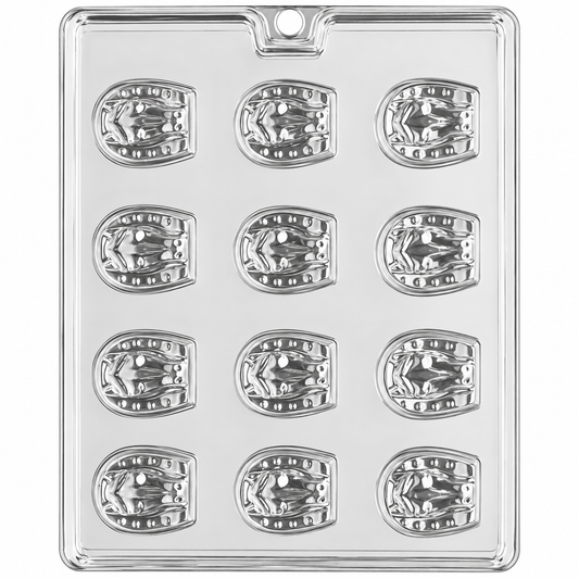 Kentucky Derby Chocolate Mold – Horseshoe & Horse Candy Mold