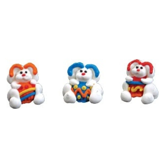 Edible Decorations Easter 3D Bunny 4 Count