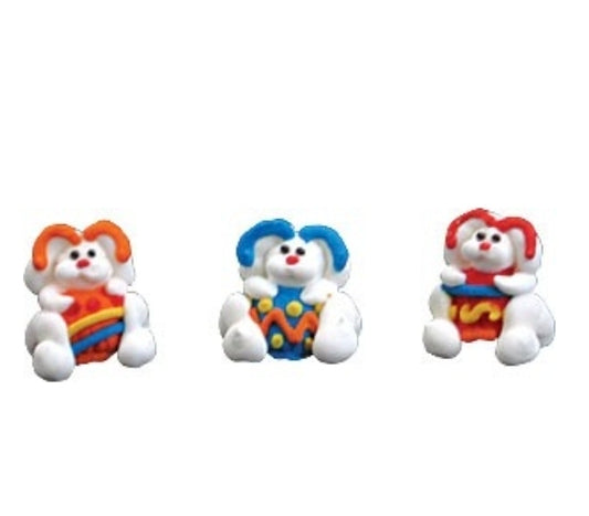 Edible Decorations Easter 3D Bunny 4 Count