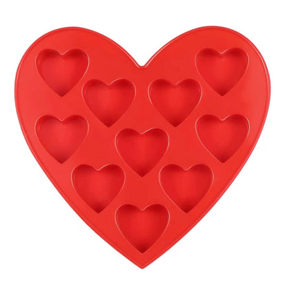 Valentine Heart Bite Sized Chocolate Silicone Mold