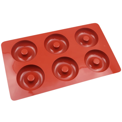 Donut Silicone Baking Mold - 6-Cavity