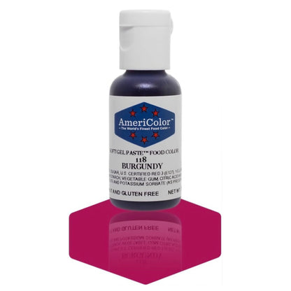 Americolor Soft Gel Paste Food Coloring .75 Burgundy