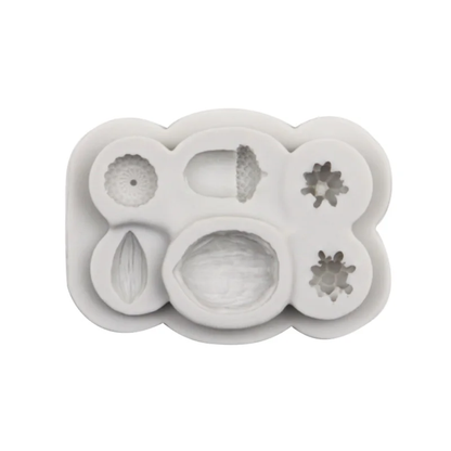 Pine Nut & Acorn Fondant & Gum Paste Silicone Mold – Assorted Shapes
