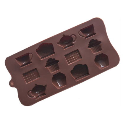 Mad Tea Party Silicone Chocolate Mold