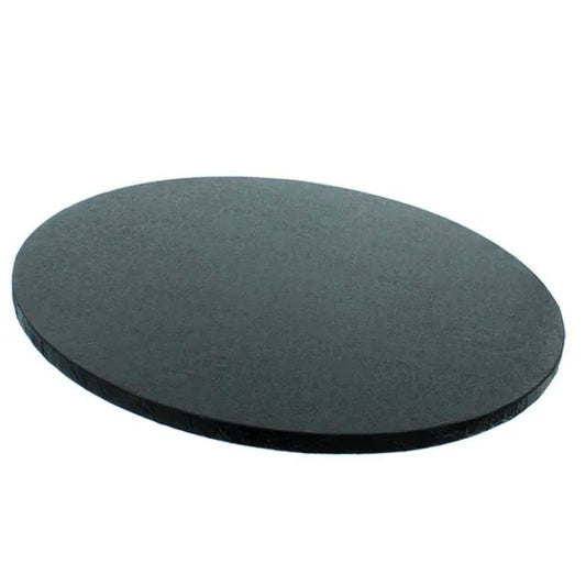 Round Cake Drum with Smooth Edge 1/2in thick - Black