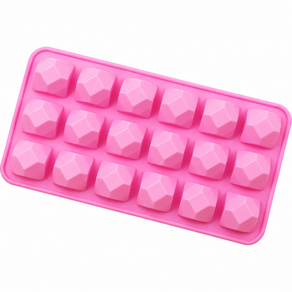 Diamond Jewel  Silicone Chocolate Mold – 15 Cavity
