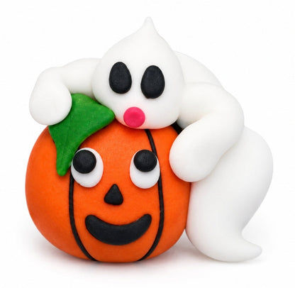 Pumpkin With Ghost 3pc