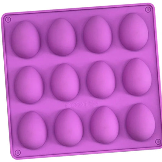Easter Egg Chocolate Candy Mold – Bite Sized 12 Cavity