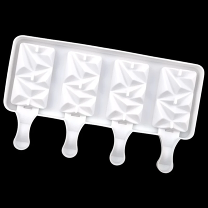 Geometric Cakesicle Silicone Mold – 4 Cavity