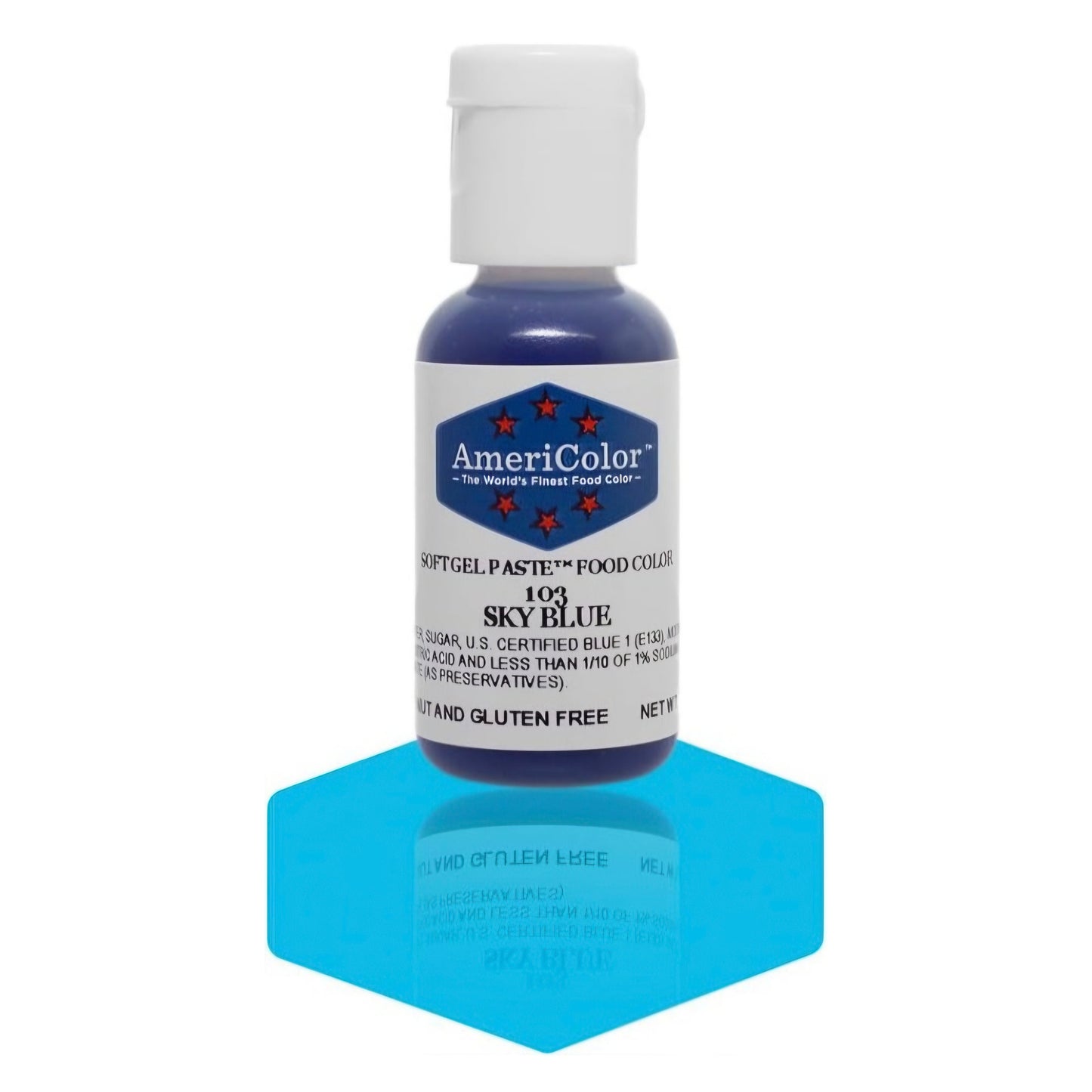 Americolor Soft Gel Paste Food Coloring .75 Sky Blue