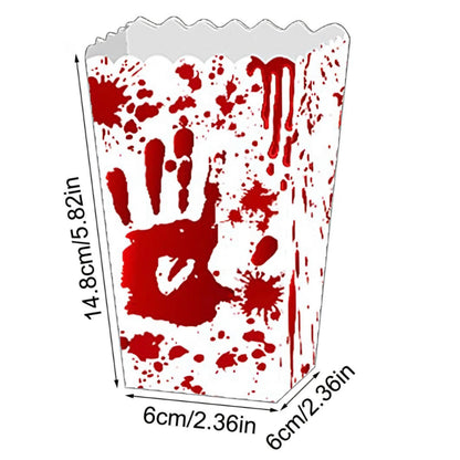 Halloween Bloody Drip Popcorn Boxes 4 Count