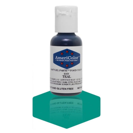 Americolor Soft Gel Paste Food Coloring .75 Teal