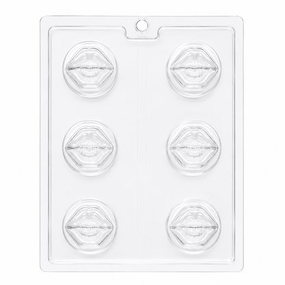 Baddie Lips Chocolate Covered Oreo Mold – 6 Cavity Treat Mold