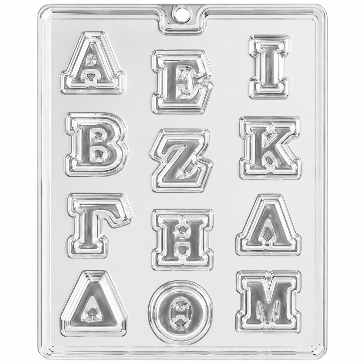 Greek Letters Alpha-mu Mold