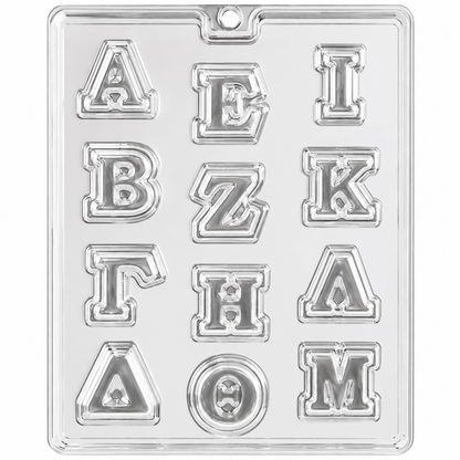Greek Letters Alpha-mu Mold