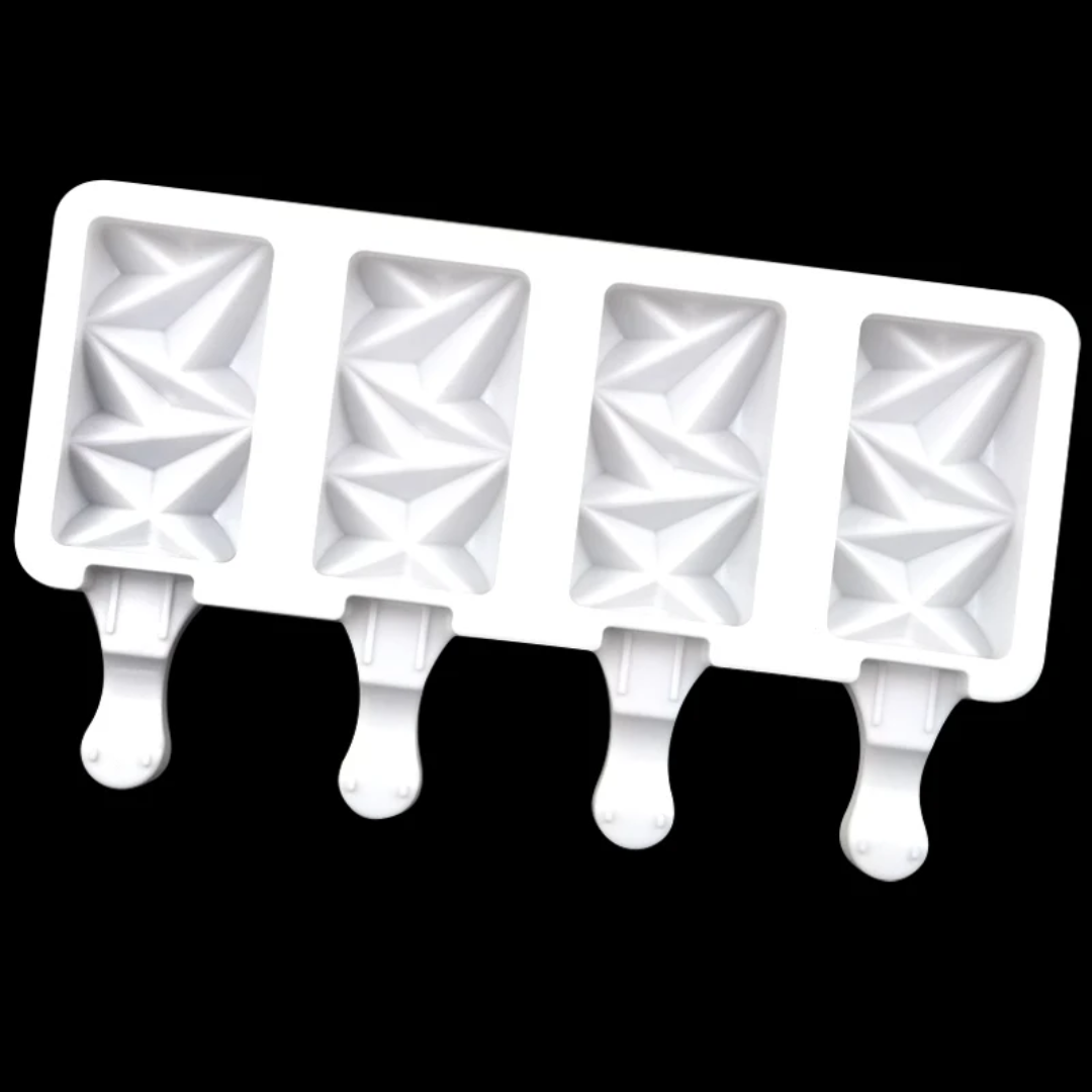 Geometric Cakesicle Silicone Mold – 4 Cavity