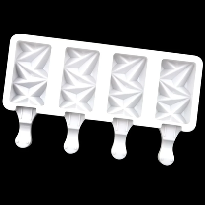 Geometric Cakesicle Silicone Mold – 4 Cavity