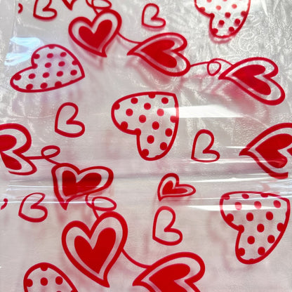 Valentine Assorted Treat Bags 25 Count 11x5