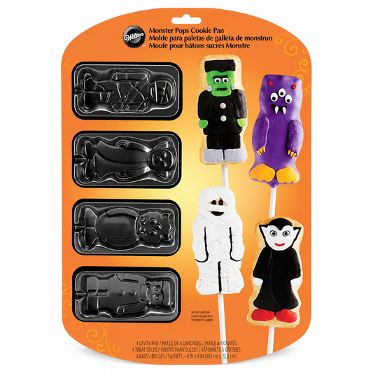 Retired Wilton Monster Pops Cookie Pan