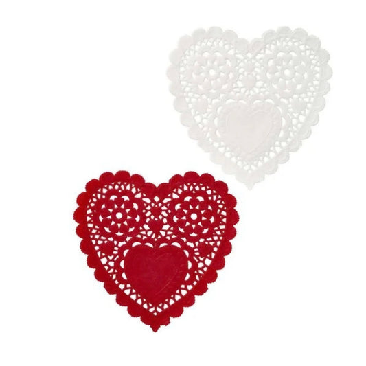 Heart Doilies 12 Count