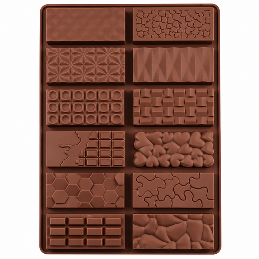 Mini Chocolate Bar Mold – 12 Cavity