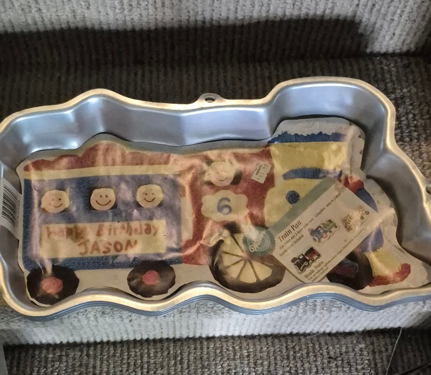Wilton Train-Shaped Aluminum Cake Pan #2105-2076
