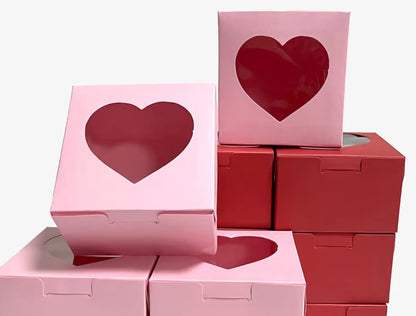 Valentines Cookie Box 4x4 Assorted 4 Count