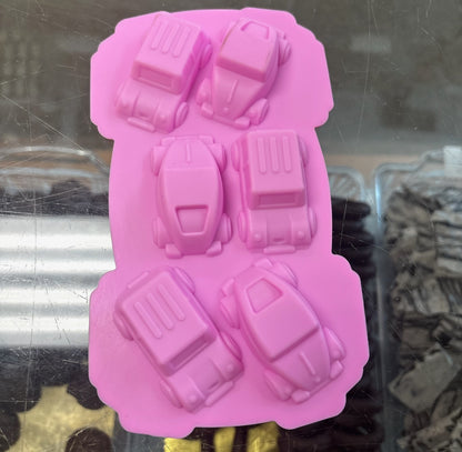 Car Silicone Candy Mold 3D – Vehicle Shapes
