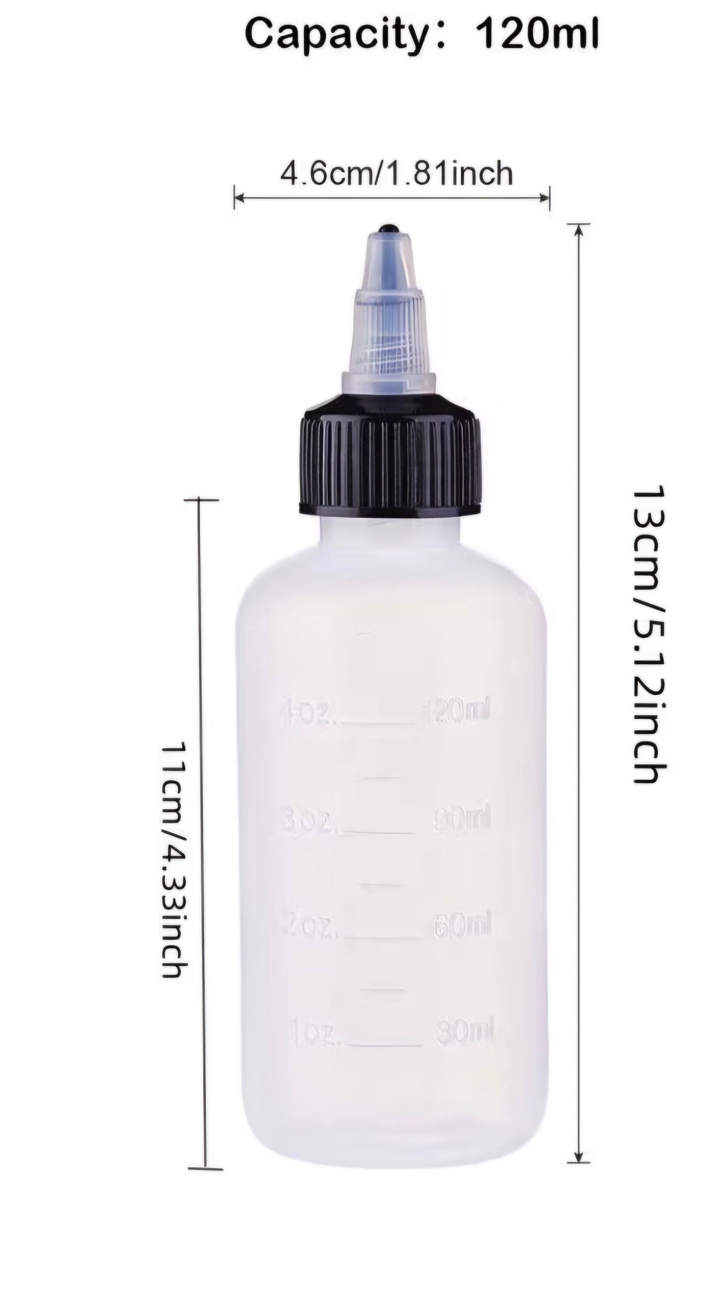 Squeeze Applicator Bottle With Twist Cap