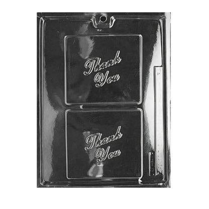 Thank You Candy Bar Mold – Chocolate Mold for Favors, Weddings & Events