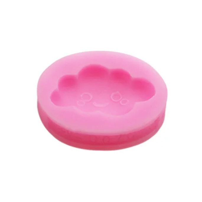 Kawaii Smiling Cloud Fondant & Gum Paste Silicone Mold