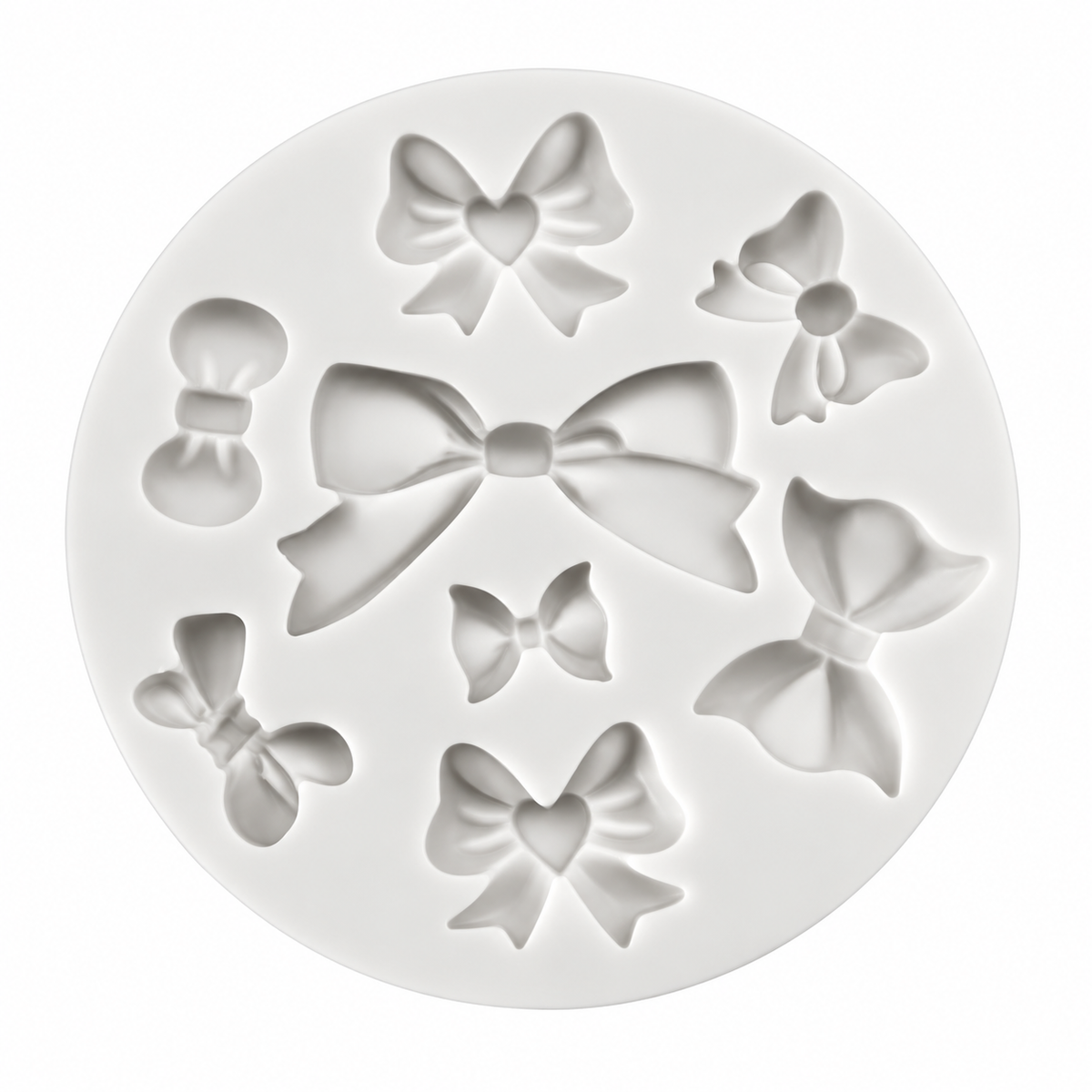 Assorted Bow Fondant & Gum Paste Silicone Mold – 8 Designs