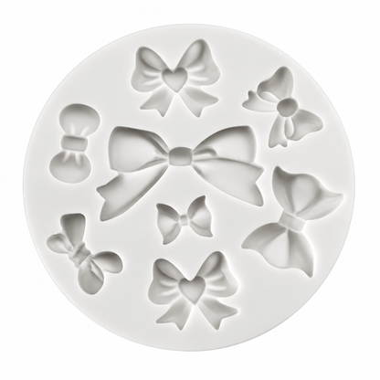 Assorted Bow Fondant & Gum Paste Silicone Mold – 8 Designs